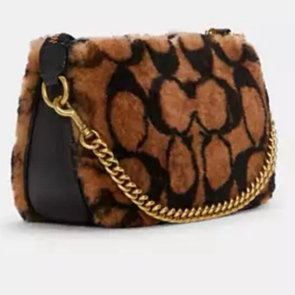 Coach X Jennifer Lopez Nolita 19 In Signature Shearling